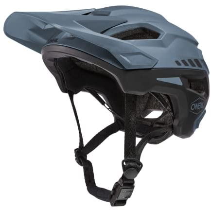 O'NEAL | Mountainbike-Helm | MTB All-Mountain | Verschmolzene innere EPS & Außenschale für bessere Langlebigkeit | TRAILFINDER Helmet Split | Erwachsene | Grau/Schwarz | S/M (54-58 cm)