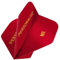 DESIGNA DARTS Personalised 75 Micron Flights | Custom Hot Foil Print Dart Flights | 5 Sets of 3 Flights, Standard, Red (PF9011RD-PERS)