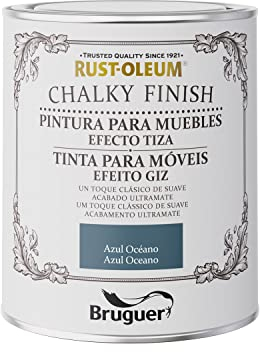 RUST-OLEUM CHALKY FINISH MUEBLES AZUL OCEANO 0,750l 5733886 BRUGUER