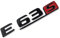 MCK Auto - E63s Schwarz Rot Glänzend Vorne Hinten Kotflügel Schwarz Badge Logo Stiefel Emblem Aufkleber Sticker Tuning