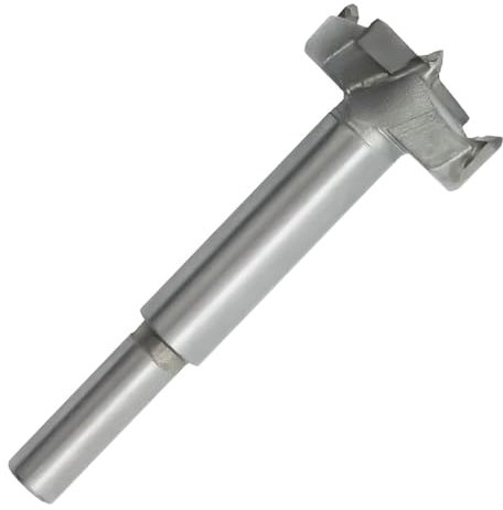 Meichoon Brocas Forstner de 25 mm de acero al carbono de alta velocidad, herramienta de carpintería, broca de perforación, losas de madera, bisagra de agujero de perforación de ala plana, juego de