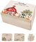 Bärenfreunde - Personalisierte Erinnerungsbox Baby mit Spezial-Druck - Individuelle Baby Erinnerungsbox - Erinnerungskiste aus Holz - Geschenk zur Geburt (M | Klappdeckel,Bauernhof Tiere)