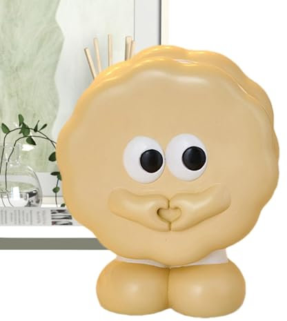 Generisch Sparbüchse für Kinder, Sparbüchse für Kinder - Keks-Deko-Statue | Kinder-Geldbank-Statue, Cartoon-Münzbank für Mädchen und, Spartopf-Münzbank, kleine Schreibtischfigur