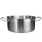 Sicignano | Casseruola Fonda Ø50 cm, Acciaio Inox 18/10 con Triplo Fondo, per Gas Elettrico Induzione Vetroceramica, Linea Master – Made in Italy – per Ristorazione e Uso Domestico