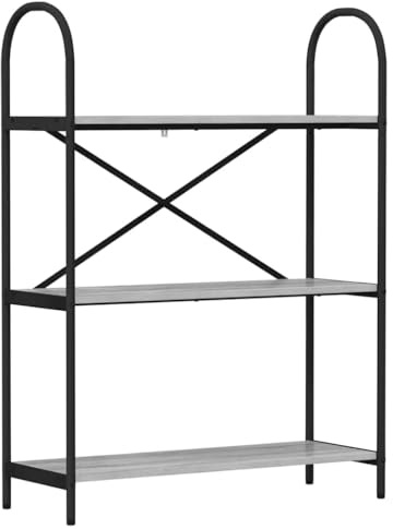 vidaXL Rectangular Storage Shelf - Modern Standalone Supports for the Living Room