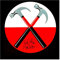 Pink Floyd Kühlschrankmagnet Hammers Album Band Logo offiziell Nue Schwarz 76mm One Size