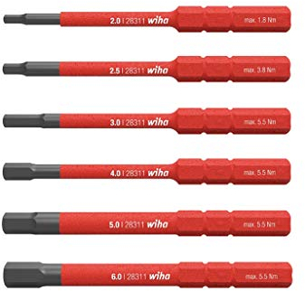 Bit Set slimBit Electric Sechskant 6-tlg. in Box