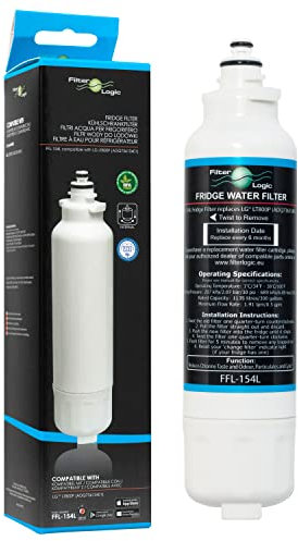 Filterlogic FFL-154L | Filtro dell'acqua compatibile con LG LT800P ADQ73613401 ADQ73613401-S ADQ73613408 Cartuccia di ricambio del filtro dell'acqua del frigorifero
