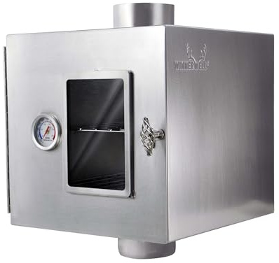 Winnerwell Pipe Oven 3,5 Zoll, Ofenrohr-Backofen aus AISI304 Edelstahl mit Thermometer und Sichtfenster, 89 mm Camping-Backofen für Woodlander & Nomad L-Zeltofen