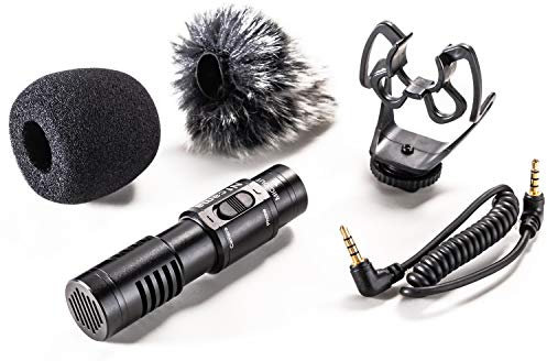 Nicama SGM8 Micro Shotgun Vidéo Microphone Directionnel à Condensateur pour Sony Nikon Canon Caméscopes Caméras, Android Smartphone PC