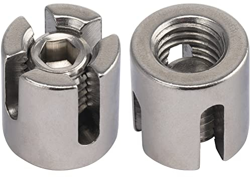 OPIOL QUALITY® Kreuzklemme Offen 3mm aus Edelstahl A4 V4A (1 Stück) Seilklemme Drahtseilklemme Klemme Draht Kabelklemmen Geländer Marine Boot Drahtseil