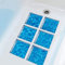 QUUPY 1 Unidades 6CS 15 cm Cuadrado Antideslizante Adhesivo Bañera Ducha Ducha Pegatinas Pegamento