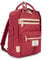 SEVENTEEN LONDON – 12L Laptop-Rucksack für Damen 13 Zoll Mädchen Jungen Schulrucksack Wasserabweisendes Nylon Tagesrucksack in Hellrot für Universität/Reisen/Herren – 'Wimbledon'