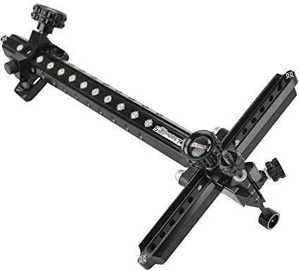 BogenschießEn Recurve Bogenvisier Aluminium 9 Zoll Bogenvisier Bogenvisier Schnellverstellung des Visiers FüR RecurveböGen