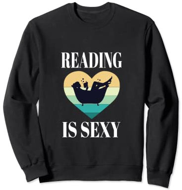 Lecture des livres dans la baignoire - Tapis de lecture sexy Sweatshirt