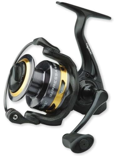 DAM Impressa 4S, Angelrolle, Spinnrollen, Allround-Angeln, High-Speed-Rolle für reibungslose und kraftvolle Leistung, Unisex, Schwarz, 4000S