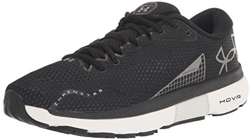 Under Armour Mens HOVR Infinite 5 Running Shoes Black/White 7.5 (42)