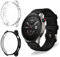 ToVioc [2 Pièces] Coque avec Protecteur d'écran Compatible avec Amazfit GTR 4, [TPU Flexible Coque] [Anti-Antichoc] Shell pour Amazfit GTR 4 - Noir & Transparent