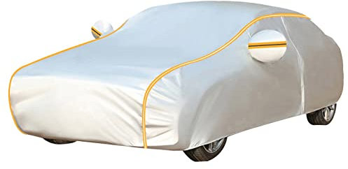 Autoabdeckung Wasserdicht Passend für Opel Vivaro C Kastenwagen 2019-2022, Atmungsaktiv Vollgarage Autoplane Auto Abdeckplane Abdeckung(Color:D)