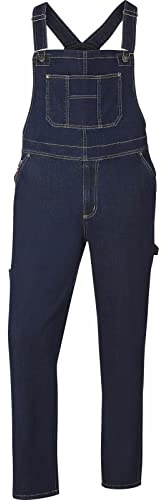 Jan Vanderstorm Herren Latzhose Kearon | Robuste Jeans-hose für Männer, große Größen L–7XL, mit vielen Taschen, elastischen Träger- und Bund-Einsätzen