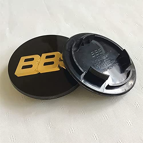NEEDBUY 4 Stück Auto Radnaben Radnabenkappen Nabendeckel für BBS RZ RG RS RM 70mm, Radnabenabdeckung Center Zubehör,D