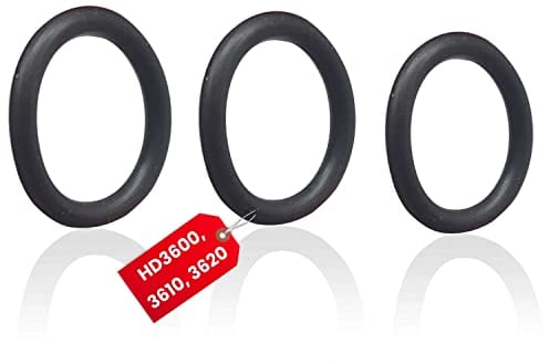 Ersatz O-Dichtungsringe, 3 Größen Set, nur kompatibel mit Philipps Perfect Draft HD3600, 3610, 3620, Zapfanlage, Gummidichtung Ersatzteile, Gummi Seals Dichtungen 15 x 1,9 mm, 15 x 1,5 mm, 10 x 1,5 mm
