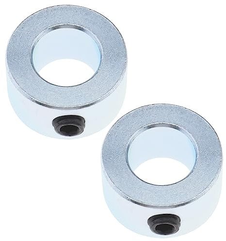 EMSea 2Pcs Gate Security Locking Collars Gate Security Hinge Pin with M6 Socket Head Cap Screws Door Accessories for Wooden Doors Steel Doors 20mm