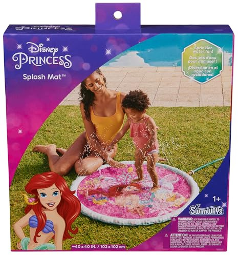 SwimWays Ariel Spritzmatte - Pink - Mädchen - Princess - Medium