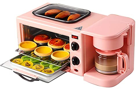 Tostadora Horno Tostador Horno Pequeño 9L Hogar Multifuncional Máquina De Desayuno 3 En 1 Horno Eléctrico Tortilla De Café Tostadora Tostada Freidora De Aire
