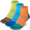 OrrinSports Zehensocken für Frauen Männer Coolmax Laufsocken 5 Fingersocken athletische Zehensocken 3 Paar