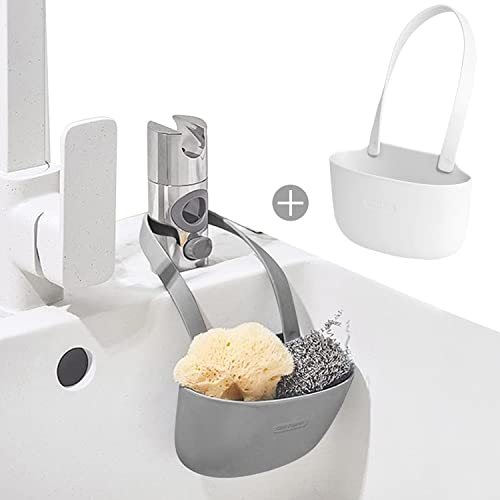 Zepitniy 2 Piezas Escurridor de Almacenamiento para Fregadero de Cocina Soporte para Esponja para Fregadero de Cocina Organizador para Esponja para Fregadero de Cocina Esponja de jabón