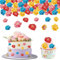 Essbare Tortendeko Blumen, 50 Stk Essbare Blumen für Torte, Blumen für Tortendeko Essbar, Pfingstrose Esspapier Tortendeko Cupcake, Essbare Blüten Kuchen für Hawaii, Hochzeit,Babyparty Geburtstag Deko