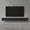 doporro Mobile Porta TV Sospeso 300 cm con 4 Ante Antracite Opaco, Credenza Bassa da Soggiorno Salotto, Madia Consolle per TV Fernsehschrank02
