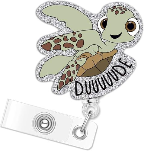 Yamobi Ausweishalter Krankenschwester Mit Niedlichem SchildkröTendesign,Schlussel Ausziehbar,Ausweishalter Ausziehbar FüR BüRo Und Alltag
