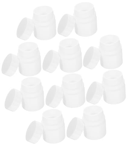 CATIEBYE 12pcs Hdpe Small Medicine Containers, 30ml Reusable Leak-Proof Medicine Bottles with Screw Caps, Lightweight Travel Storage for Medication
