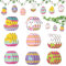 Ciondoli Pasquali in Legno, FainFun 24 Pezzi Addobbi Pasquali, Regalo di Pasqua, Coniglio Pasquale, per Il Giardino, Soggiorno, Aula, Decorazioni Pasquali, Retro Verniciabile