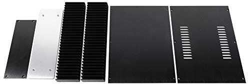 ElgnAura WA92 Aluminum Alloy Amplifier Case, Electronic Enclosure Chassis Box, Excellent Heat Dissipation and Protection for TV Audio Systems