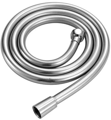 Billg Duschschlauch 2.5m, PVC-Universal Brauseschlauch Verdrehsicher, Flexibel Duschschläuche mit Dichtungsringe, G1/2 Schnittstelle, Schlauch Dusche für Badarmaturen