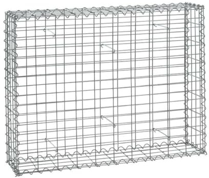 RILOOP Gabione Steingabionen Steinkorb Wand Drahtkorb Draht Mauer 20 cm tief 5x10 cm (1 Stück 100x100x20 cm)