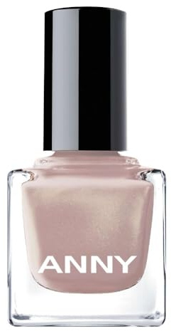 ANNY Nail Polish, Hochwertiger Farb-Nagellack, Schimmerndes Nude | Langanhaltender Glanz, Splitterresistent & schnelltrocknend, Always shine twice, 15ml