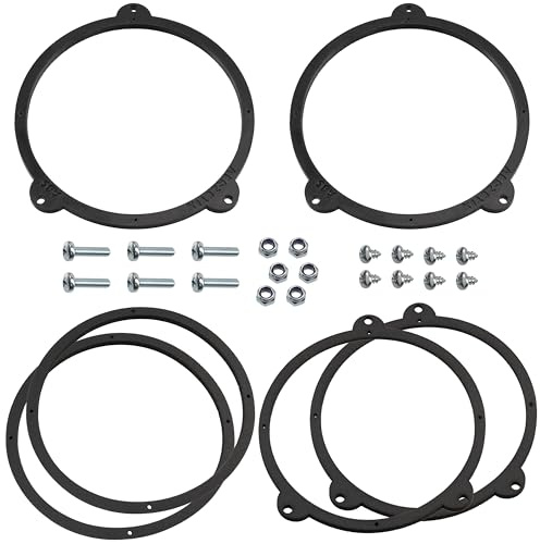 AERZETIX | Set mit 2 Lautsprecheradaptern Ø 165 mm aus ABS-Kunststoff | kompatibel mit BMW 3 Series E46