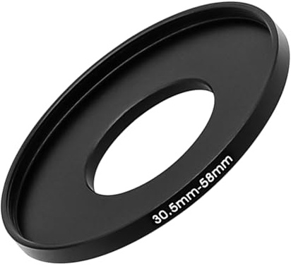 30.5-37/42/43/46/49/58mm Step Up & Step Down Rings Adapter for Lens and Filter 30.5-49 Filter Adapter Ring 30.5mm Lens to 58mm Filters