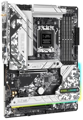 Motherboard Fit For ASROCK X670E STEEL LEGEND Motherboard X670 AM5 DDR5 256GB M.2 ATX Support Ryzen 7 8700 Ryzen 5 8500 Ryzen 7 9700 Ryzen