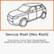 Dachträger Opel Corsa D 5P NO Rails von 2006 bis 2014 Dachträger Aluminium 112 cm