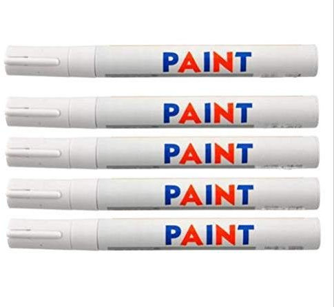 Nicebee 12 pcs/lot de nouveaux Permanent étanche de voiture Pneu Pneu marqueur peinture Stylo jaune