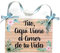 Cartel para Bodas, aquí viene la novia o el amor de tu vida, tito