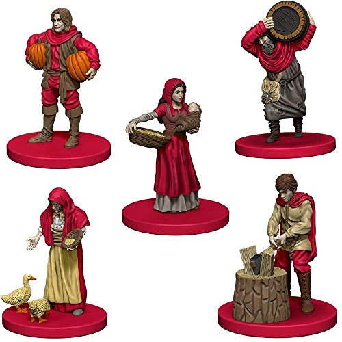 Mayfair Games Europe MFG72870 Agricola Game Expansion: Red (5 Figures), Mehrfarbig
