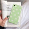 ZTOFERA TPU Back Case for iPhone SE 2022 5G/iPhone SE 2020/iPhone 7/iPhone 8, Daisy Pattern Matte Soft TPU Case, Slim Light-wight Protective Bumper Cover for iPhone 7/8/SE2/SE3 4.7 - Green