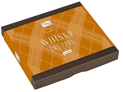 Esther Whisky Trüffel 16er Klassikpackung mit Alkohol 190g | Pralinen und Trüffel mit Whisky | Geschenkidee für Geburtstag, Vatertag, Muttertag | passendes Präsent für Opa, Papa, Freunde und Familie