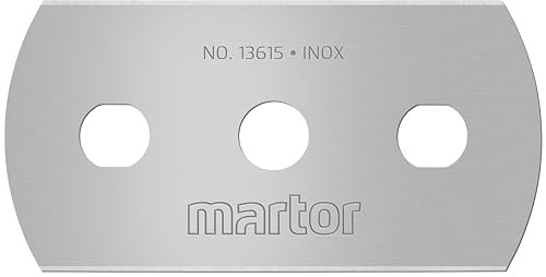 MARTOR 500x Industrieklinge 22 mm, 4-fach, Stahl, Doppel-Facette | Im Spender, beidseitig geschliffen, Cuttermesser & Sicherheitsmesser, Lager & Logistik, No. 13615.35